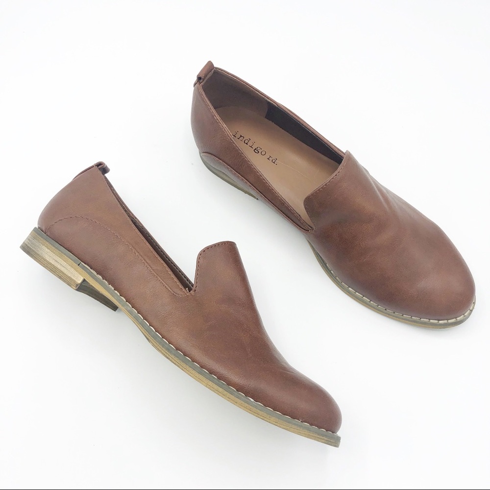 indigo rd. Vegan Leather Heeled Loafer 6.5
